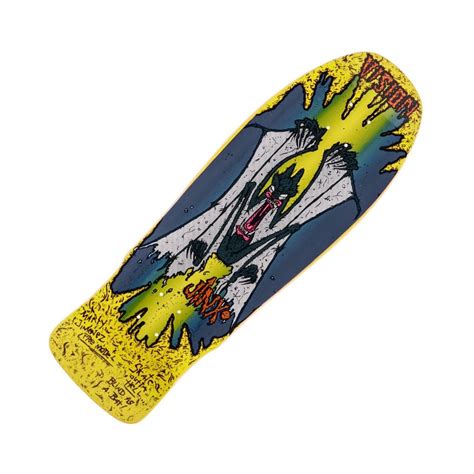 Vision Skateboards Original Jinx Modern Concave Yellow Stain