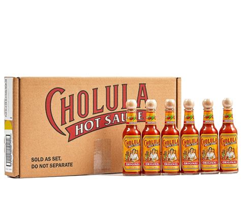 Cholula Original Hot Sauce 5 Fl Oz Multipack Great Hot Sauce Lover T Set 6 Count