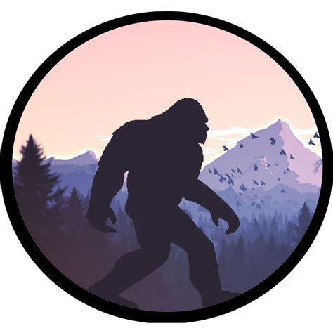 Scenic Bigfoot Art Print By Steamtowers X Small Bigfoot Pictures