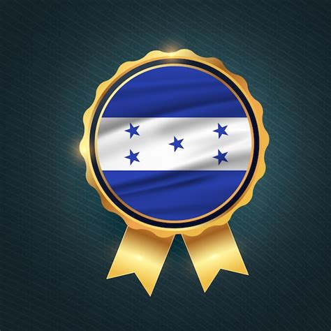 Premium Vector Free Vector Honduras Flag Badge