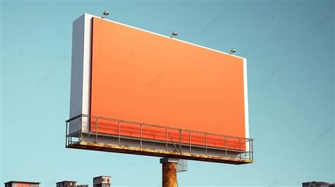 Ilustrasi Mockup Billboard Tanda Render D Papan Spanduk Spanduk