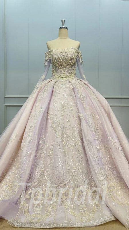 Violet Wedding Dress Off The Shoulder Light Purple Prom Dress