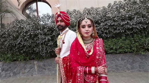 Komalpreet Kaur Dhaliwal Weds Rahulpreet Singh Dhaliwal Nindi Studio M