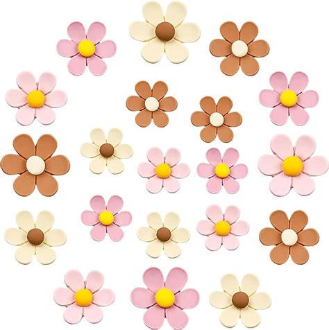 Amazon Lukinuo Cute Flower Fridge Magnets Pcs Mini Daisy