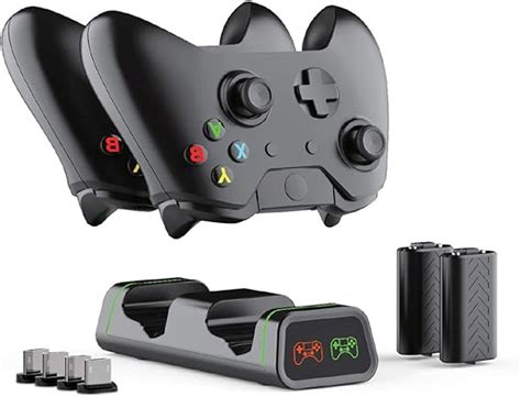 ElecGear Doppia Stazione Di Ricarica Xbox One Con 2X 1200mAh Batteria