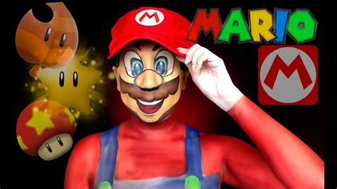 Nintendos Super Mario L Facepaint Makeup Tutorial Youtube