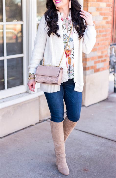 How To Add Spring Details To Winter Outfits With LOFT