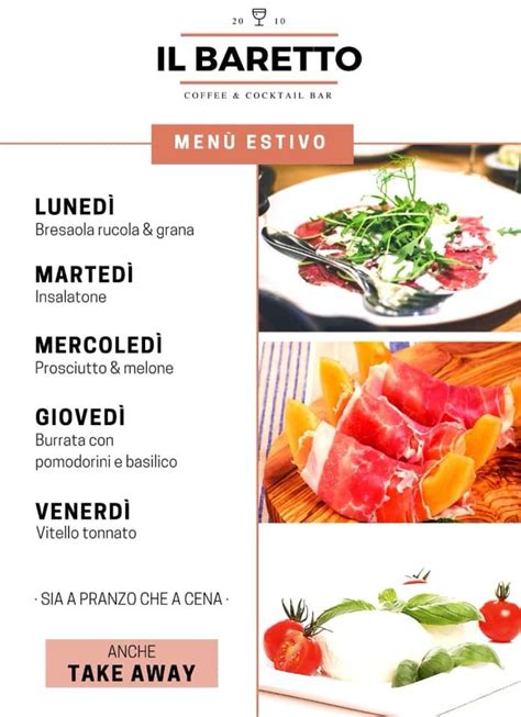 Menu At Il Baretto Moltrasio Via Roma