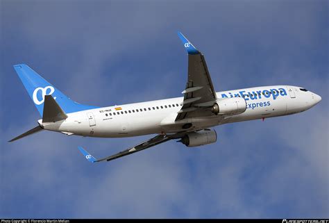 EC NUZ Air Europa Express Boeing 737 8GP WL Photo By Florencio Martin