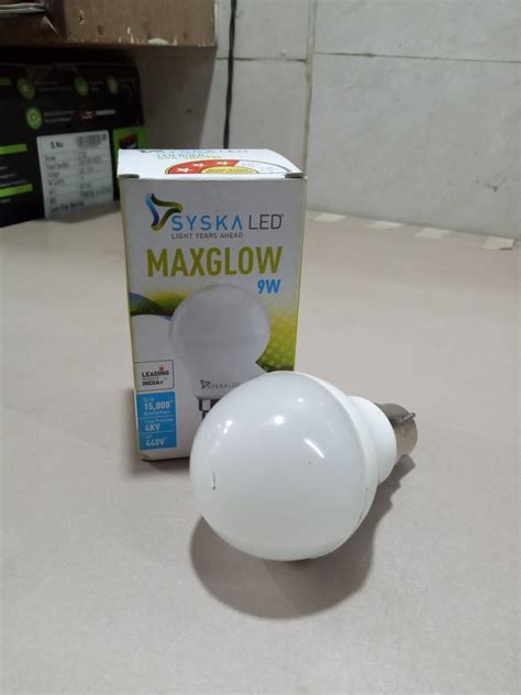 Ceramic Syska LED Bulb Cool Daylight 9 W At Rs 100 Piece In Ghaziabad