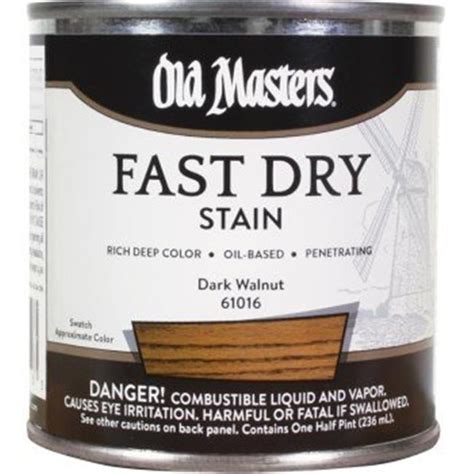 Old Masters 61016 0 5 Pint Dark Walnut Fast Dry Stain