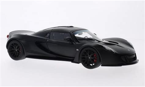 Miniature Hennessey Venom 1 18 AUTOart GT Matt Noire 2010 Voiture