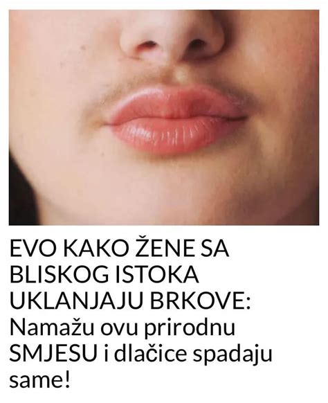 EVO KAKO ŽENE SA BLISKOG ISTOKA UKLANJAJU BRKOVE Namažu ovu prirodnu