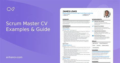 Scrum Master Cv Examples Guide For