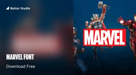 Marvel Font: Download Font and Logo FREE!