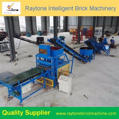 Qt Fully Automatic Soil Earth Clay Brick Making Machine China Qt