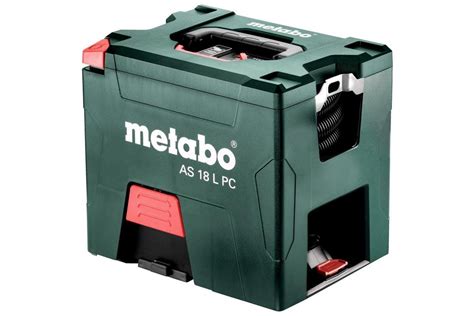 Metabo As L Pc Li Ion Accu Alleszuiger Bouwstofzuiger Body L