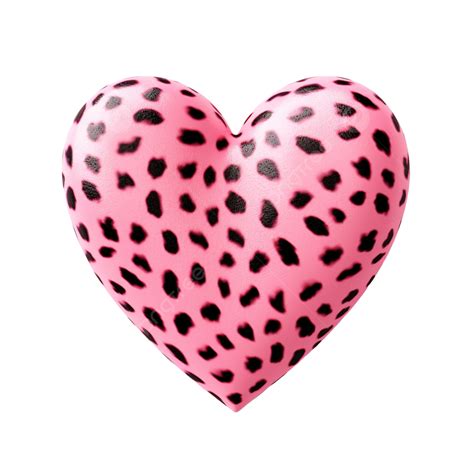 Pink Leopard Print Heart Leopard Leopard Pattern Leopard Print Png