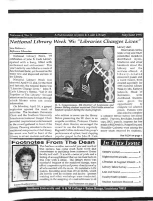 The Cade Report Jbc Library Southern University And A M College