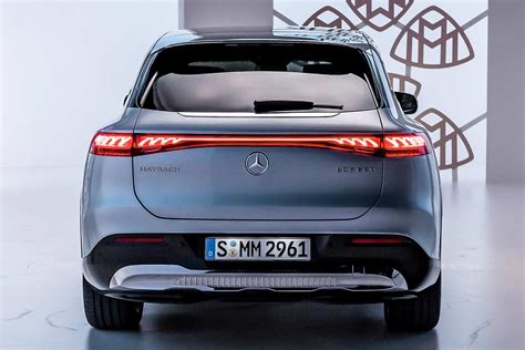 2024 Mercedes Maybach EQS SUV High Tech Silver Rear AUTOBICS