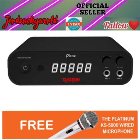 The New The Platinum Piano Sd Card Karaoke Player With Free