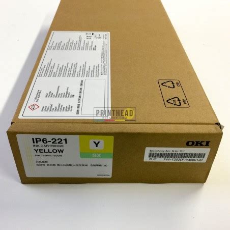 OKI IP6 221 1500ml Yellow Ink