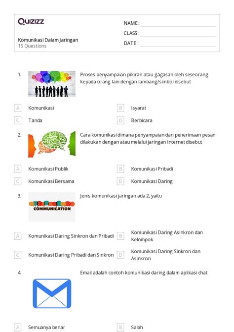 Lembar Kerja Bahasa Isyarat Amerika Untuk Kelas Di Quizizz