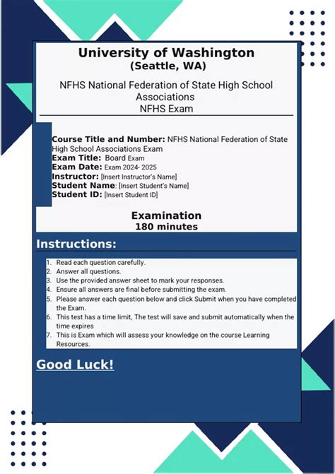 NFHS National Federation Of State High School Associations NFHS