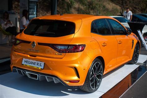 Galati, Romania - September 15, 2019: Orange Renault Megane RS 4 ...