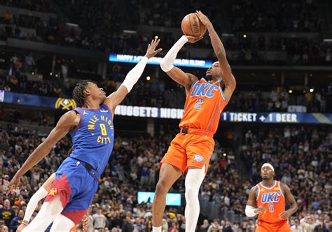 Nba Shai Gilgeous Alexanders Winner Lifts Thunder Over Nuggets