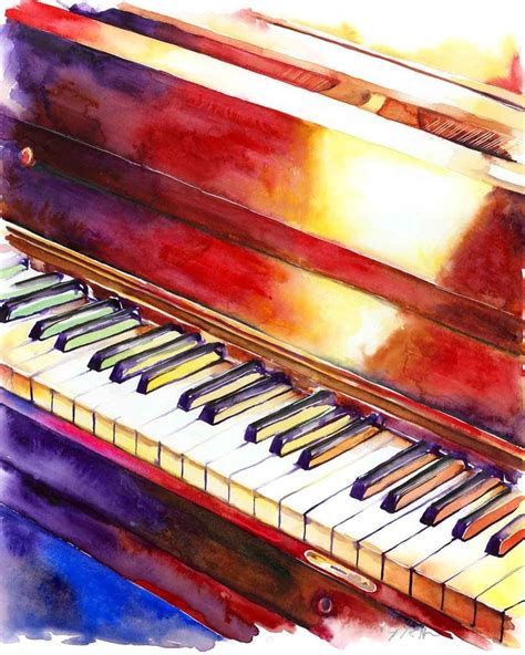 Black and White Keys - Piano Art Print | Piano art, Piano art print, Piano