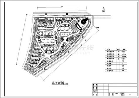 某小区景观设计cad方案图住宅小区土木在线