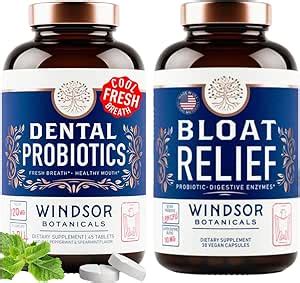 Amazon Dental Probiotics For Teeth And Gums And Bloat Relief