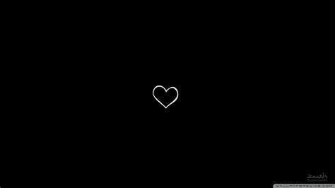 White Heart Black Background Hd Wallpaper : Black And White Heart ...