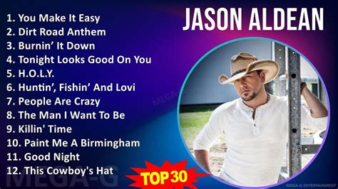 J A S O N A L D E A N Mix Best Songs S Music Top Country Bro