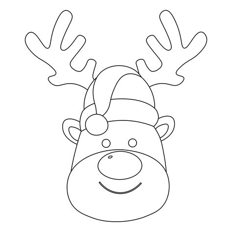 Reindeer Template Free Printable