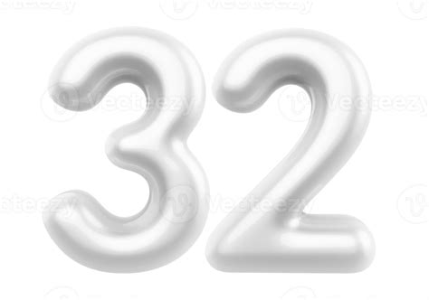 silver  number   png
