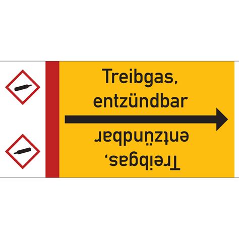 Rohrleitungsband Treibgas entzündbar DIN 2403 ab Ø 15mm kroschke