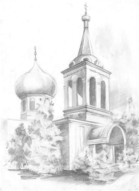 Church sketch by radashka on DeviantArt