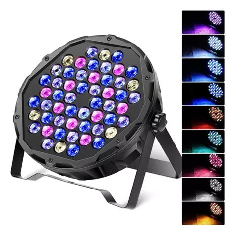 Cañon De Leds Rgb Audioritmico Dmx Multicolor Fiestas 54x1w Meses sin