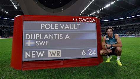 Mondo Duplantis Soars To 6 24m World Record In Xiamen Diamond League