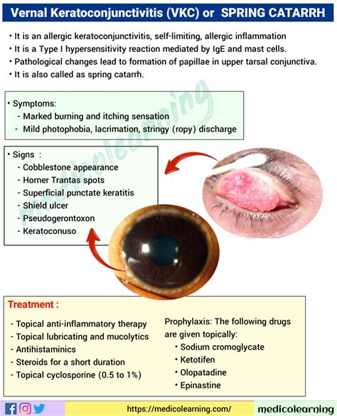 Vernal Keratoconjunctivitis VKC Spring Catarrh MedicoLearning