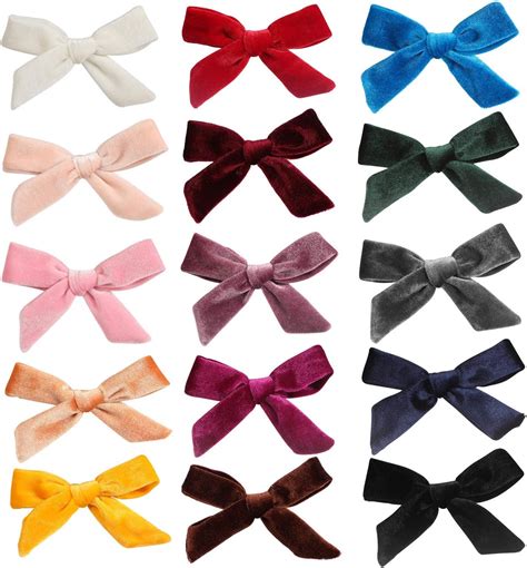 Amazon Velvet Bows For Baby Girls Pcs Boutique Tiny Baby Hair