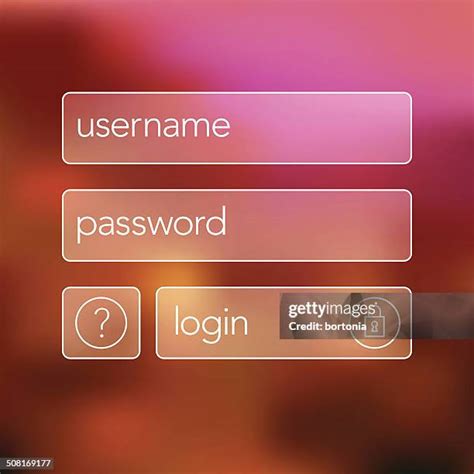 Username And Password Icon Photos And Premium High Res Pictures Getty