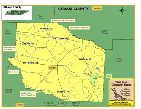 Gibson County Tennessee Century Farms