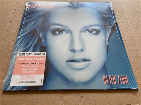 New Sealed Britney Spears In The Zone Clear Vinyl Lp Ebay