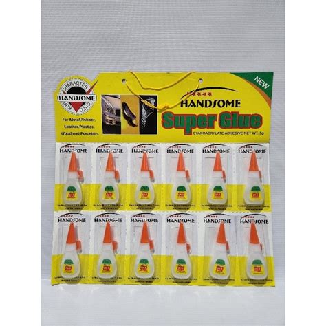 Jual LEM SUPER GLUE HANDSOME BOTOL 12 PCS Shopee Indonesia