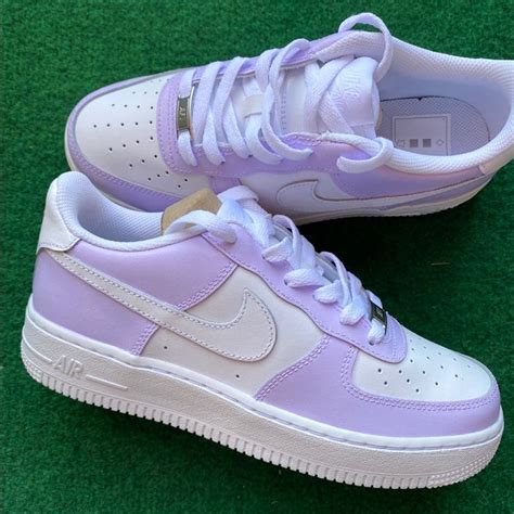 Lilac Purple Nike Air Force Shoes