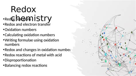 REDOX CHEMISTRY | Teaching Resources