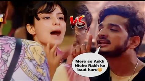 Munawar Faruqui Angry On Khanzadi Bigg Boss Promo Munawar Fight